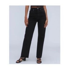 Everlane The High Way Jean in Black. Size Reg 29.